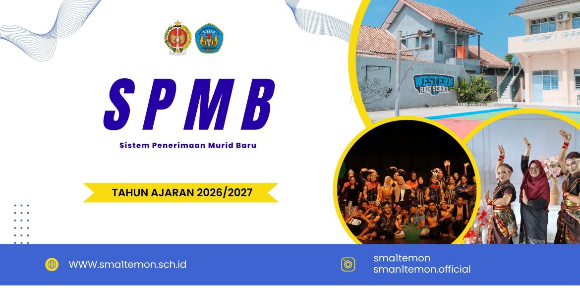 Sistem Penerimaan Murid Baru (SPMB) SMA Negeri 1 Temon Tahun Pelajaran 2026/2027